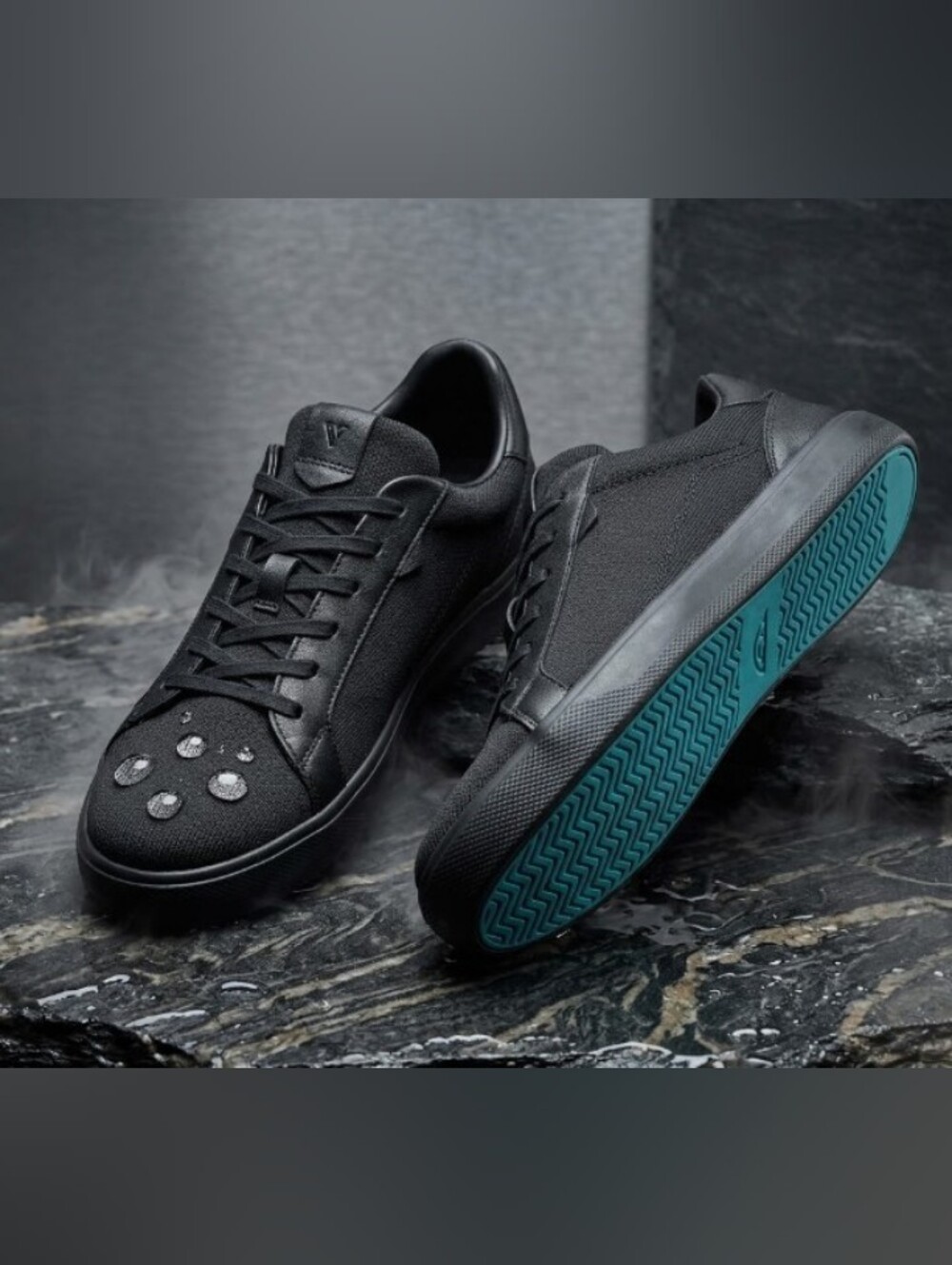 Vessi Soho Waterproof Sneakers In Asphalt Black (Sz 8) Fall Outdoor Gorpcore